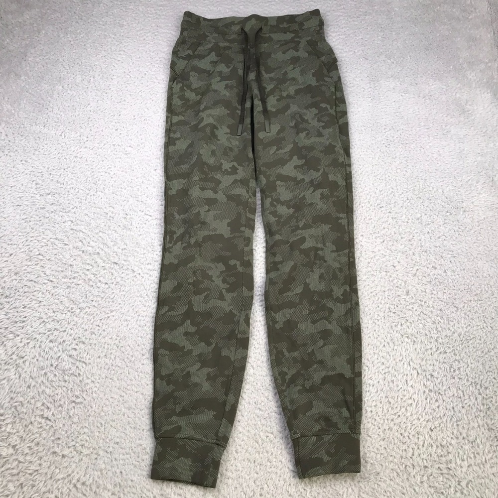 Lululemon Ready to Rulu Jogger 29" Womens 2 Heritage Camo Dark Olive Green Twill